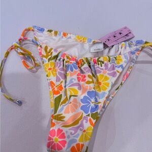 Wild Fable Multicolor Floral Bikini Bottom